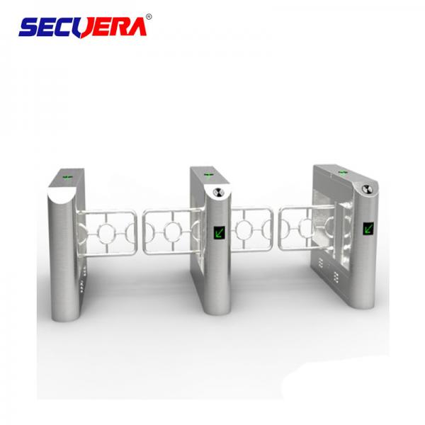 Cheap Supermarket Exit Control Counter Checkout Safety Manual Turnstile Barrier Gate Swing Barrier Gate for sale