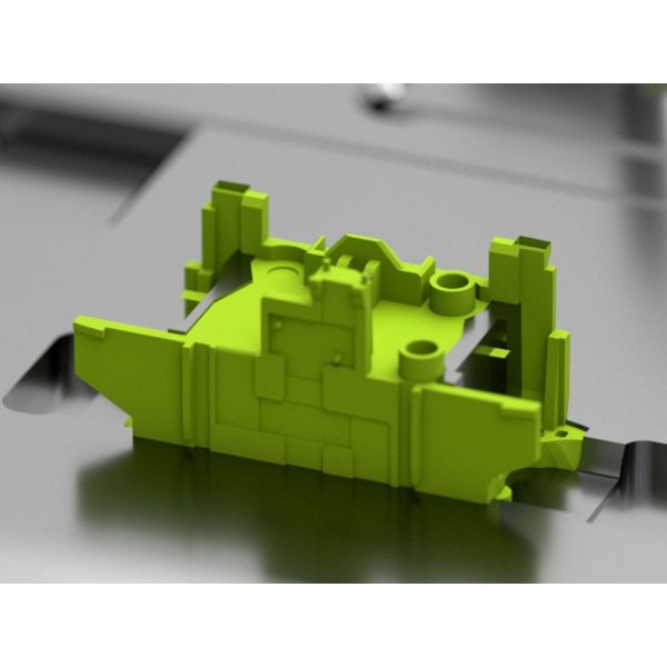 OEM / ODM : Precision Injection Molding & Earphone charging box bracket (1*4) No.24201