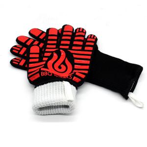 Quality Silicone Coated Pot Holders Cooking Baking Grilling Camping Fireplace Microwave BBQ Oven Mitts Gloves wholesale