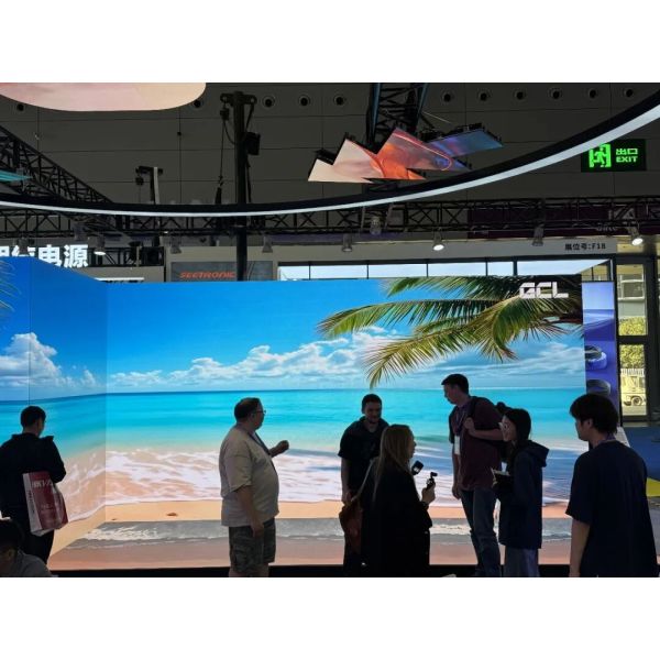 Indoor LED Display Screen with 7680Hz High Refresh Rate Front Maintenance Design and Lightweight Construction for Quick Wall Installation