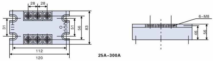 120mm 150A Scr Speed Controller