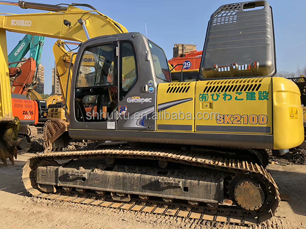 Kobelco SK200 Best selling good quality used digging machine second hand crawler excavator Kobelco SK210