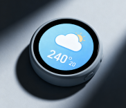 32.4mm Active Area Round TFT LCD Display 1.3 Inch 240*240 Resolution for Smart Wearables