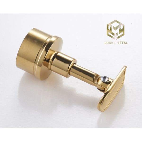 Stainless Steel Balustrade Handrail Glass Tube Bracket Stair Railing Fittings