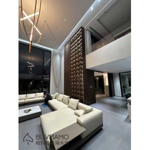 Custom Villa Furniture 600 X 400MM Ottoman Commercial Lounge Furniture