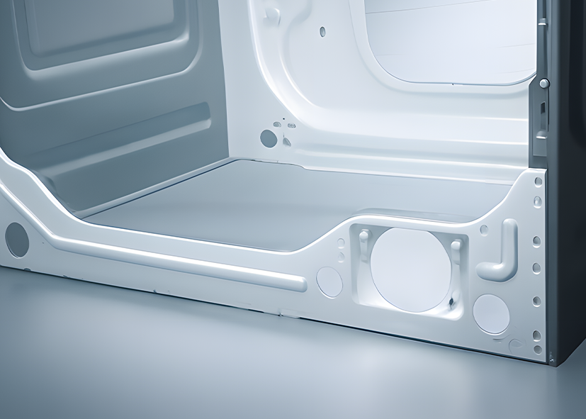 0.7- 0.8mm Washing Machine Cabinet Forming Line With 350-570mm Cabinet Height