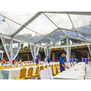 Quality Aluminum 10x20m Waterproof PVC Walls Luxury Banquet Tents wholesale