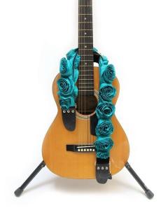 China Colorful Personalized Leather Guitar Straps , Customizable Guitar Straps For  Acoustic on sale