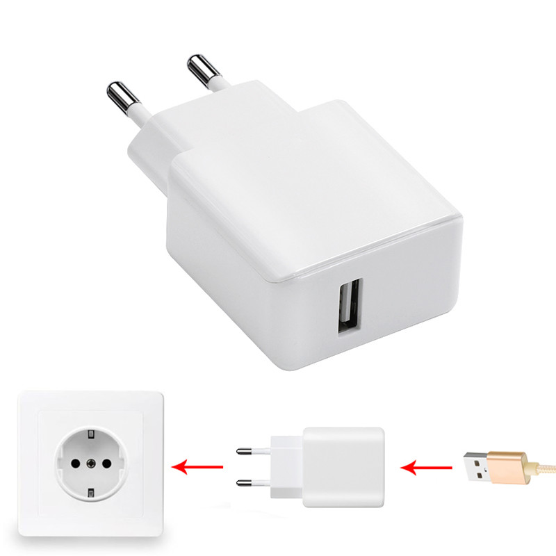10W GaN USB Charger Mobile Phone Charging US EU Plug USB Wall Power Adapter