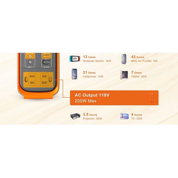 OEM ODM LiFePO4 lithium battery 2000 Times 240Wh lifepo4 Portable Power Station Supply lithium battery packs