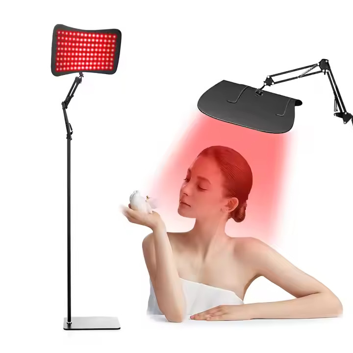 660nm 850nm Red Infrared Light Therapy Lamp With Stand For Pain Relif
