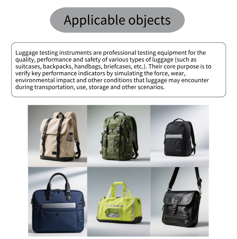High Quality Luggage Handle for Machine Backpack Suitcase Vibration Impact Tester Oscillation Luggage Testing Equipment