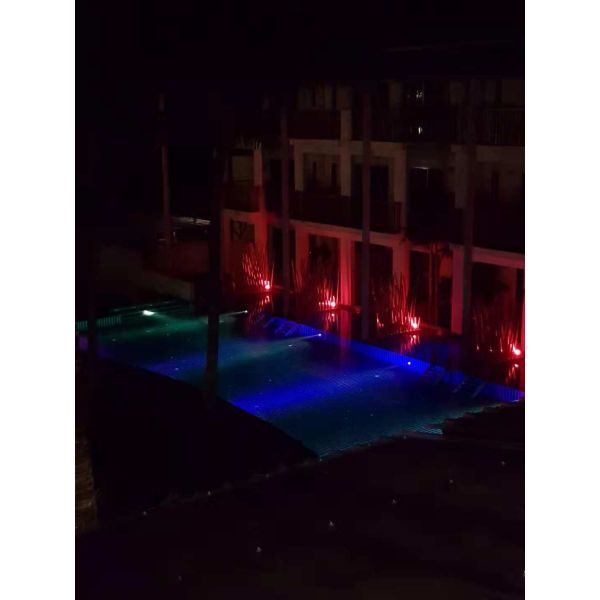 6000K 12V Stainless Steel 9W IP68 LED Underwater Light Recessed Installation