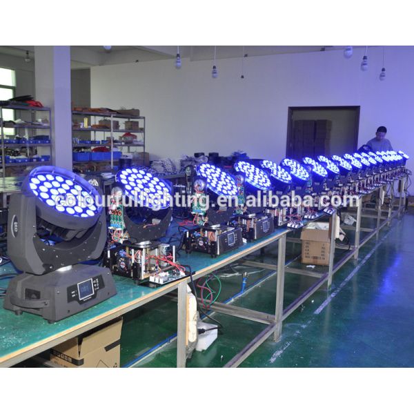 High Quality Stage Wash 10 Watt x 36 LED Moving Head (RGBW) with Zoom