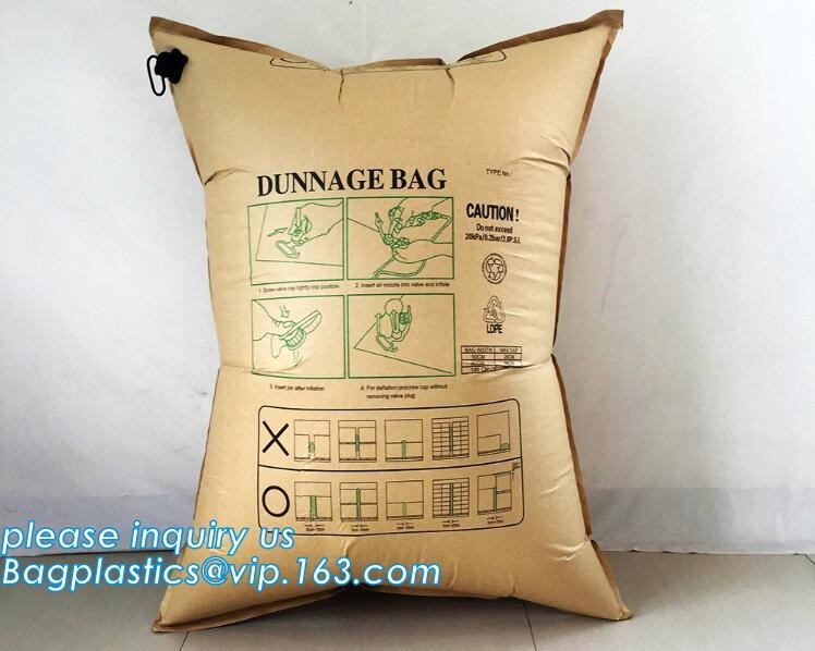 container Inflatable Air Filled Pillow Dunnage Bag for Container, carton filling air pillow bag, Container Dunnage Air P