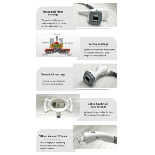 RF Vacuum Cavitation body shape weight loss vela body