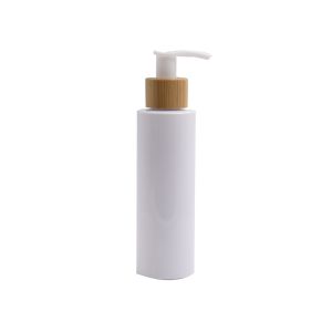Quality 4oz 28/410 Recycled Cosmetic Packaging 100ml Transparent Plastic Bottle wholesale