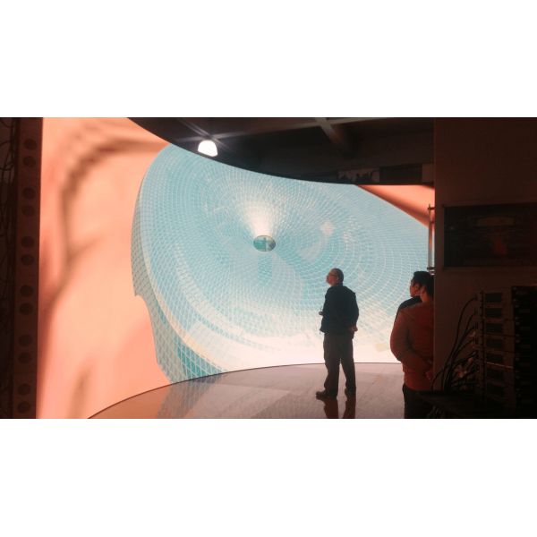 Flexible Soft Curved LED Display P2.5 14bit refresh rate 3840Hz