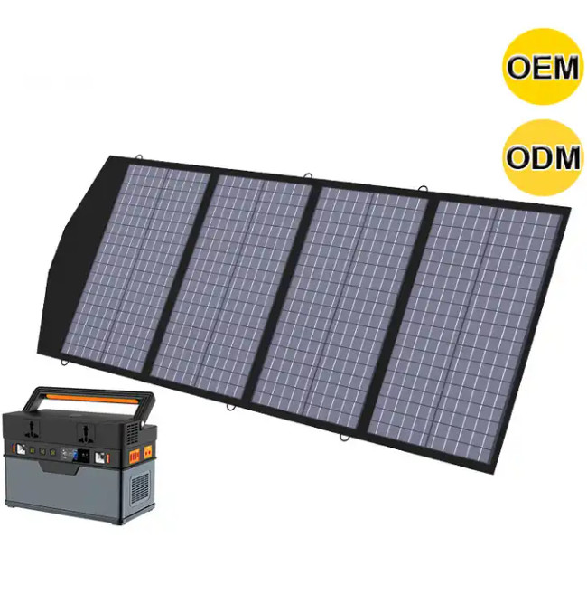 Monocrystalline 200 Watt Folding Solar Blanket Panel For Camping Trailer Car Marine
