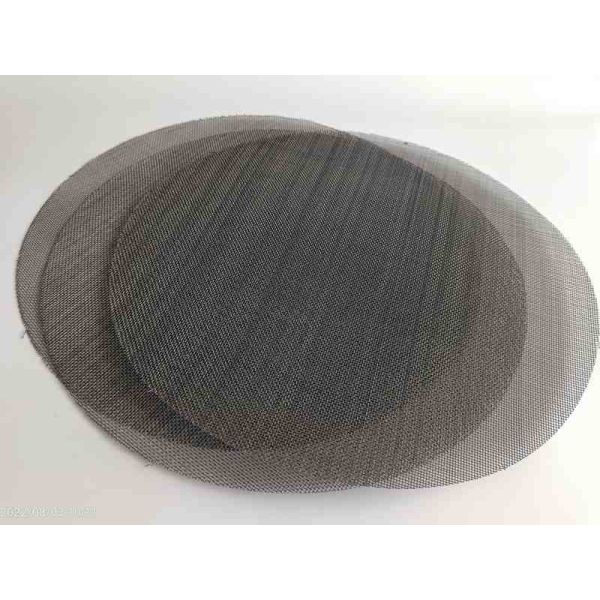 20 40 60 Mesh Mild Steel Black Wire Mesh Extruder Filter Screen