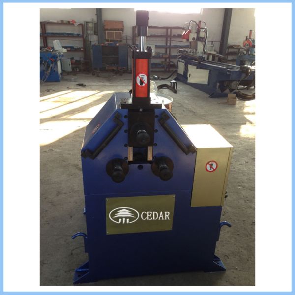 Metal Steel 3 Rollers Pipe Bending Machine Manual Automation Hotels Garment Shops