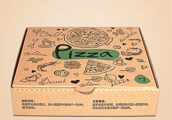 Wholesale Custom Printed Corrugated Cardboard Recycle Paper Pizza Box Manufacturer,Foldable Flat Packing Blank Craft Pac