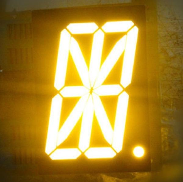 Cheap Pure White 16 Segment LED Display For Digital Indicators Multimedia Products for sale