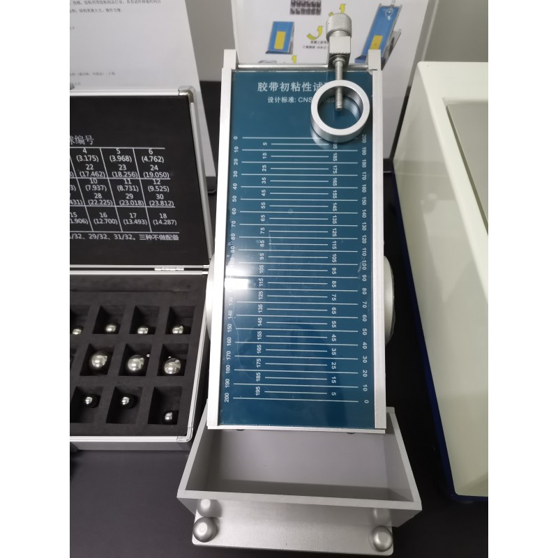 Simplified Rolling Ball Tack Tester Adhesive Testing Equipment
