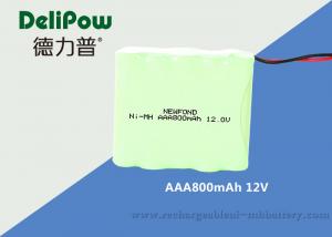 Quality AAA 800mah Rechargeable Batteries 12V , High Energy Nimh Battery Pack  wholesale