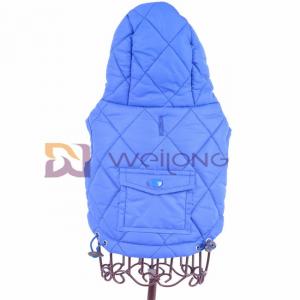 Quality Adjustable Fit Poly Taffeta Lining Cute Dog Clothes Blue Pongee Quilting Rabbit Xxs Puppy Clothes wholesale