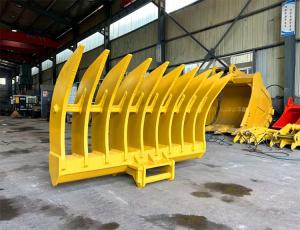 China CAT320D Excavator Root Rakes Fo Site Preparation Construction on sale