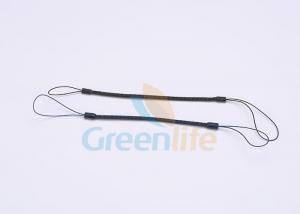 Quality Stretchy Coiled Stylus Tether Cord With Black Nylon String Loops 2PCS wholesale