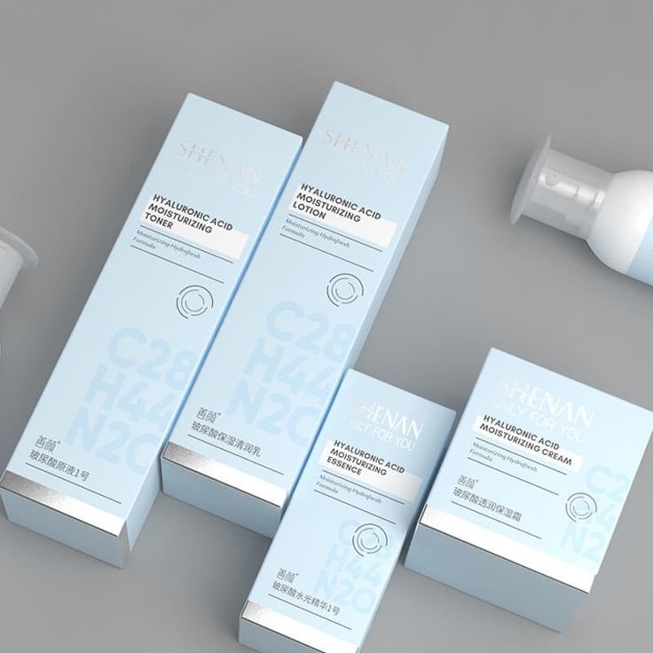 Eco-Friendly Package Paper Boxes Makeup Skincare Packaging Facial Beauty Care Box Disposable Flat Shipments
