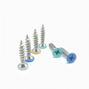 China Countersunk Color Paint Self Tapping Screw Furniture Painting ISO on sale