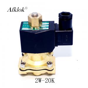 Quality Brass Gas Solenoid Valve 110v 3/4 Inch Electric Water Valve Normally Open wholesale