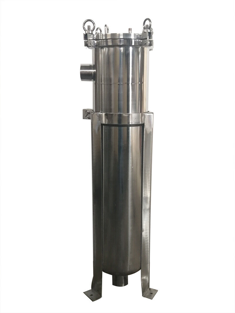 High Pressure Bag Filter Housing for Hotels 62KG Weight 304 Stainless Steel Material