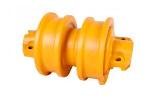 China ISO9001 Certified D6 Bulldozer Track Roller Customized Size Yellow Color on sale