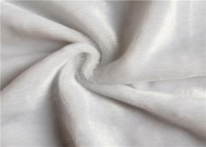 China Pajamas Sofa Plain Dyed Velboa Material on sale