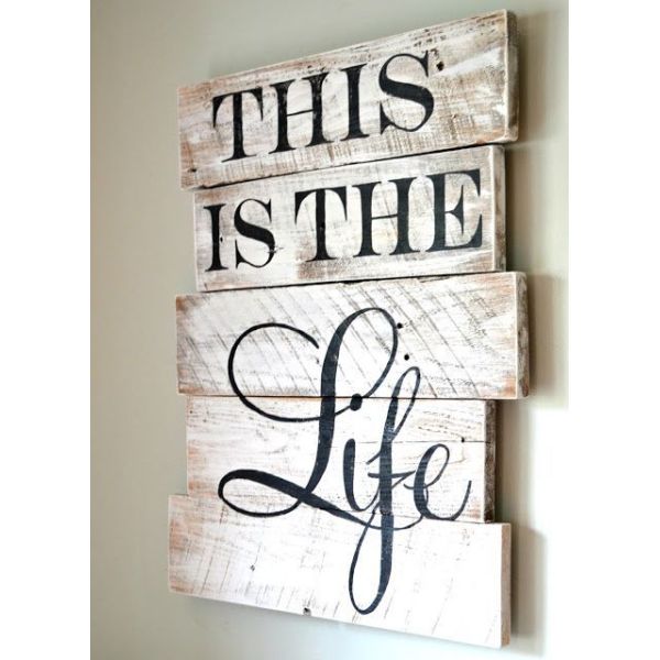 ISO Approved Home Plaques Sayings , Decorative Wood Signs With Sayings