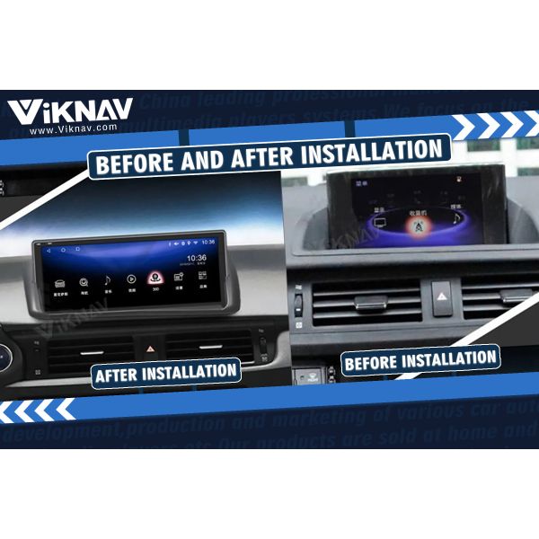 10.25Inch Android Car Aftermarket Radio For Lexus CT200 2014-2020 Headunit