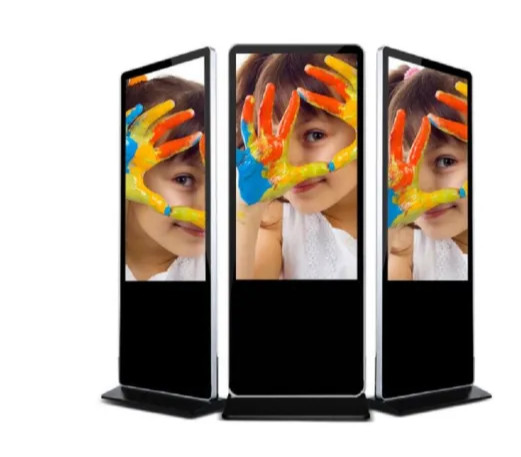 Cheap LCD Kiosk Signage Display Stands , Floor Standing Touch Screen Kiosk Android System for sale