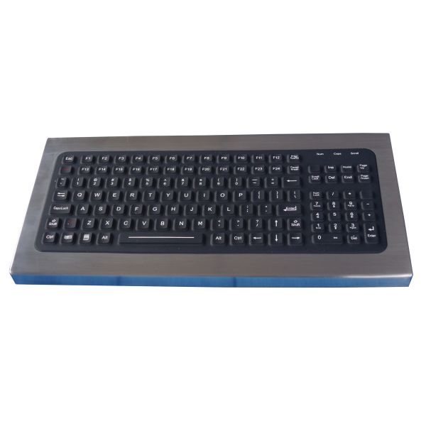 IP68 washable silicone industrial desktop keyboard with numeric keypad