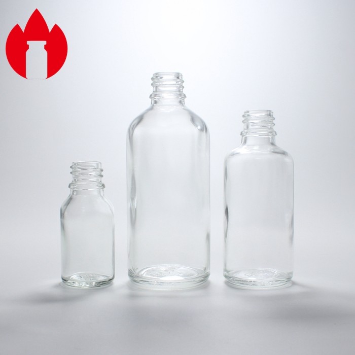 Custom 5ml-100ml Cosmetic Essential Oil Glass Bottle Vial with Dropper Caps