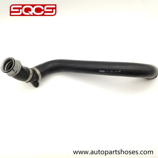 A2115014782 W211 Car Water Hose , W219 2115014782 Upper Radiator Coolant Hose