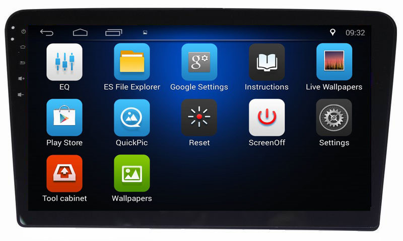 Ouchuangbo car 1080 video stereo android 8.1 for Volkswagen Santana 2013 with USB SWC 4 Core CPU WIFI receiver