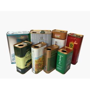 Quality 15 Litre Empty Tin Containers 0.38mm Rectangle Tin Can wholesale