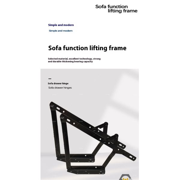 Wanjusheng Storage Lifting Bed Box Drawer Sofa Hinge Function Hardware Furniture Accessories Hidden Form Sofa Mechanism