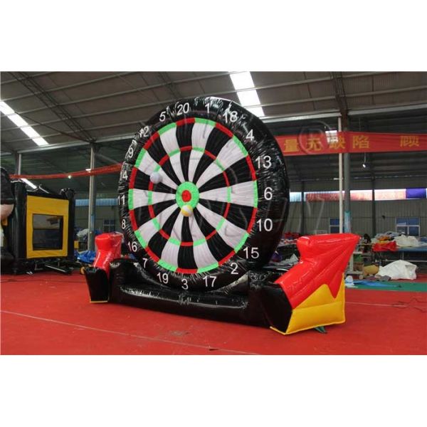 Waterproof Inflatable Soccer Dart Board , PVC Inflatable Interactive Games