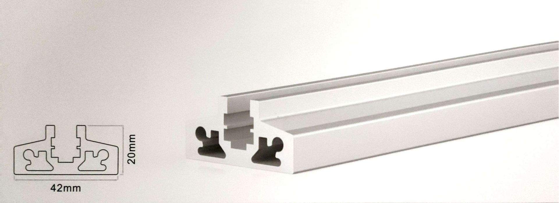Grade 6000 Series Aluminum Alloy NXF Intelligent Housing Profiles for Cabinets Punching Cutting Welding CNC Processing