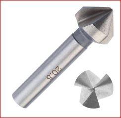 China 90 Degree 3 Flutes HSS Chamfer Carbide Countersink Drill Bit For Chamfering And Deburring on sale